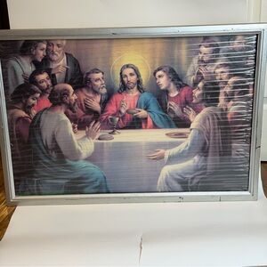Framed Last Supper Artwork